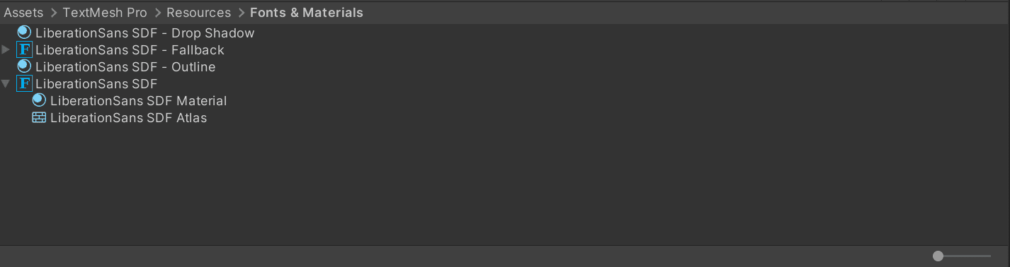 TextMesh Pro Yazı Tipi Malzemesi
