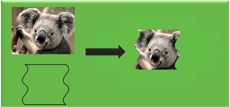 klip öncesi ve sonrası görüntü örneğini gösteren bir görüntü.