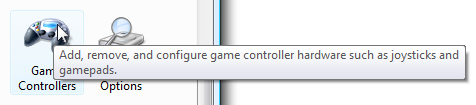 screen shot of tooltip with game-controller tasks