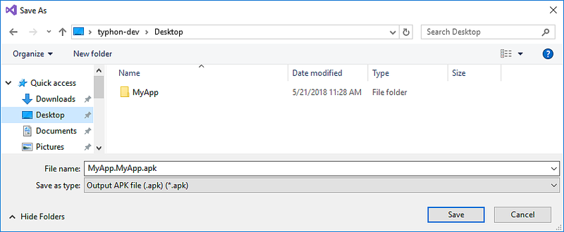 Farklı Kaydet iletişim kutusu