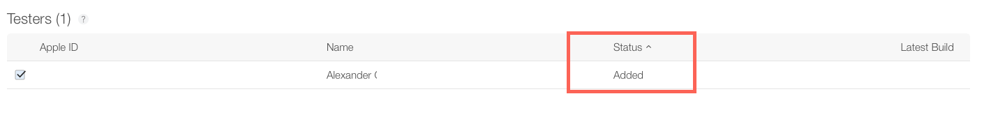 The invitation status