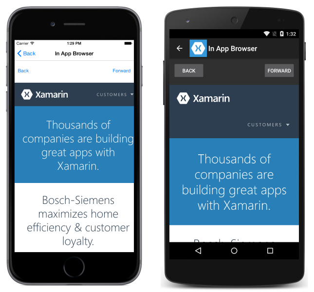 Xamarin.Forms Webview - Xamarin | Microsoft Learn