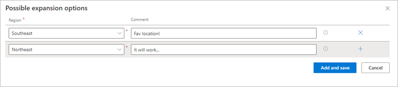 Screenshot using the PnP Reusable controls - Property edit experience.