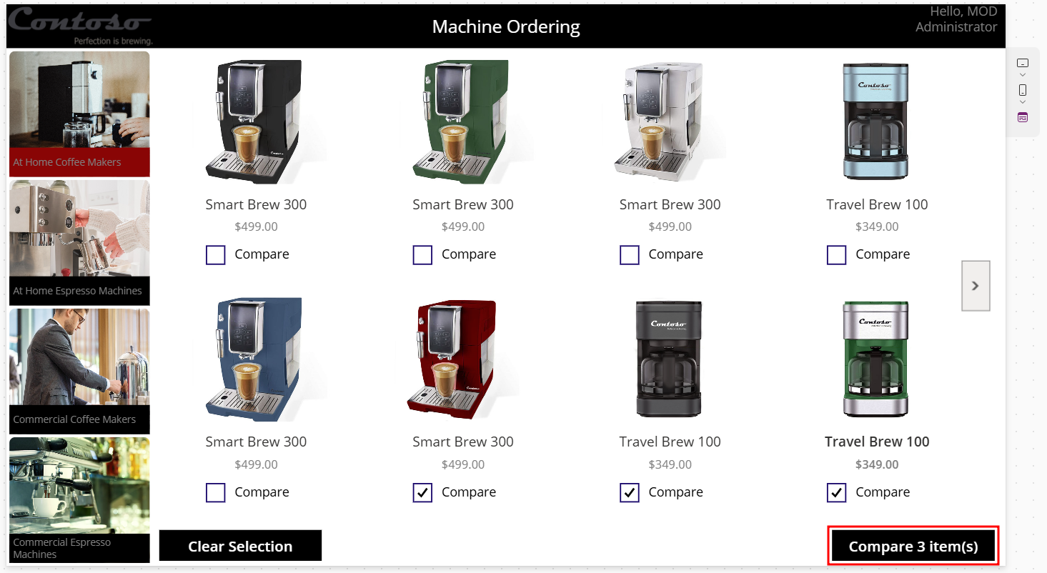 Screenshot of your canvas app.