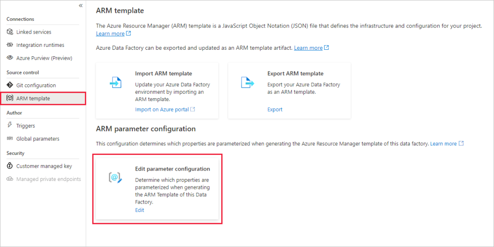 Manage custom params