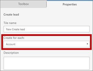 Створюйте лідів на основі облікового запису.