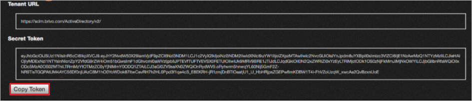 Brivo Onair Identity Connector token