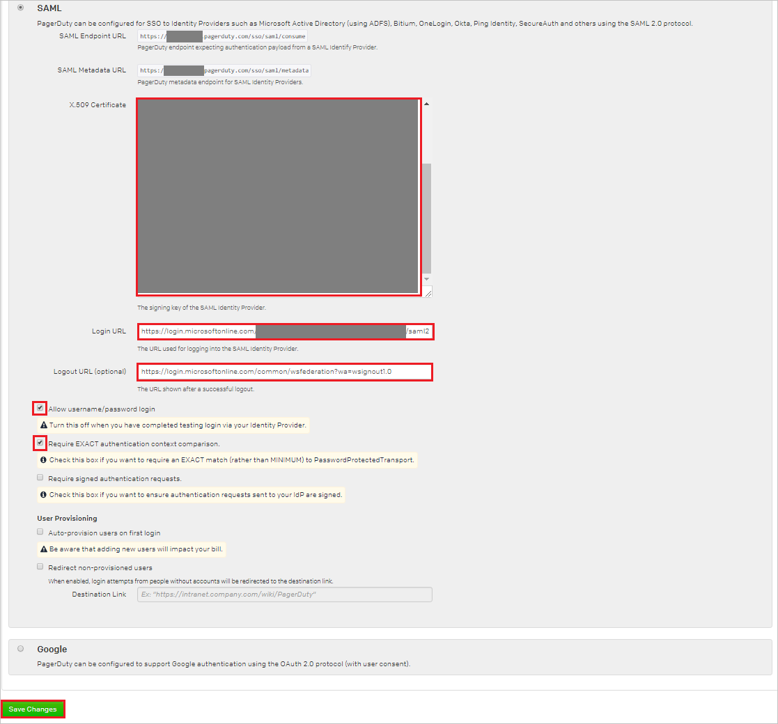 Enable single sign-on