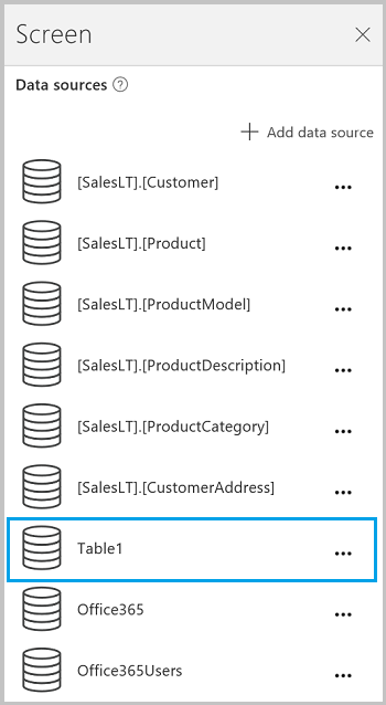 Виберіть таблицю Excel.