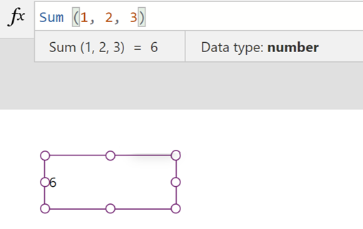 Використання повної формули Sum(1,2,3).