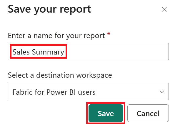 Screenshot of the Save button completing its process when visualizing data.