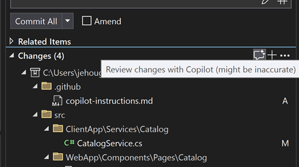 17.14 Local Code Review Button