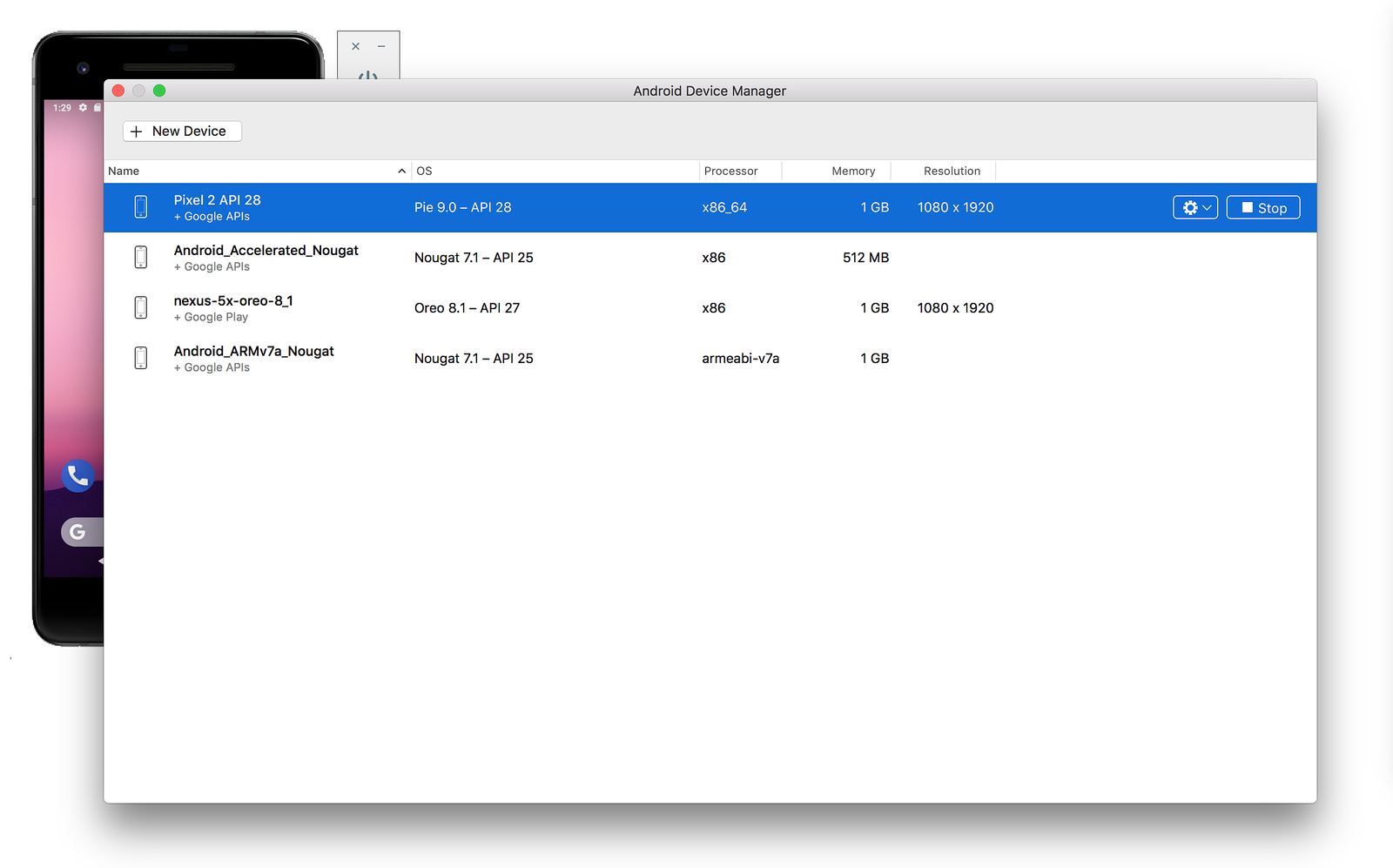 Девайс Манагер. Device Manager в Android Studio. Андроид девайс в ПК.