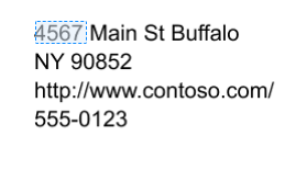 Ảnh chụp màn hình cận cảnh các trường đang chọn.