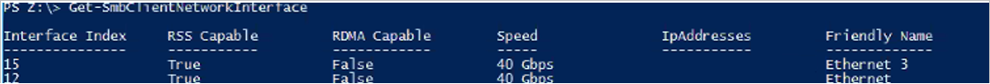 Screenshot that shows RSS output for Azure virtual machine.