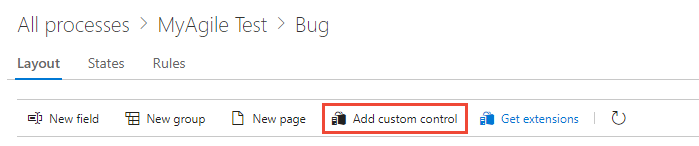 Process, WIT, Bug, Layout, New custom control