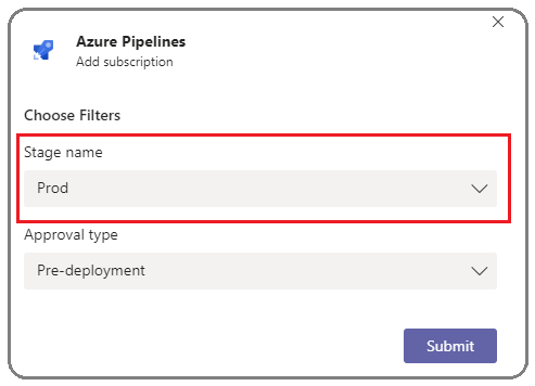 Visual of failure notification.