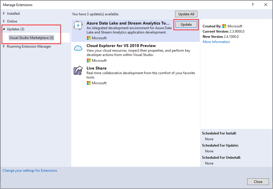 Set up Azure Stream Analytics tools for Visual Studio | Microsoft Learn