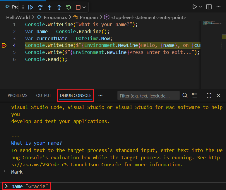 Change variable values