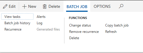 Copy a batch job - Finance & Operations | Dynamics 365 | Microsoft Learn
