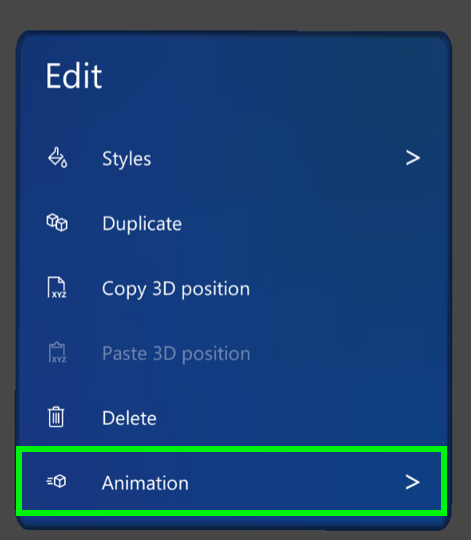 Change animation options for a 3D model in the Dynamics 365 Guides HoloLens  app - Dynamics 365 Mixed Reality | Microsoft Learn