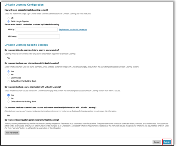 linkedin-learning-partner-cloud-config-screen