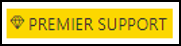 Screenshot that shows the premier support option in the Intune admin center.