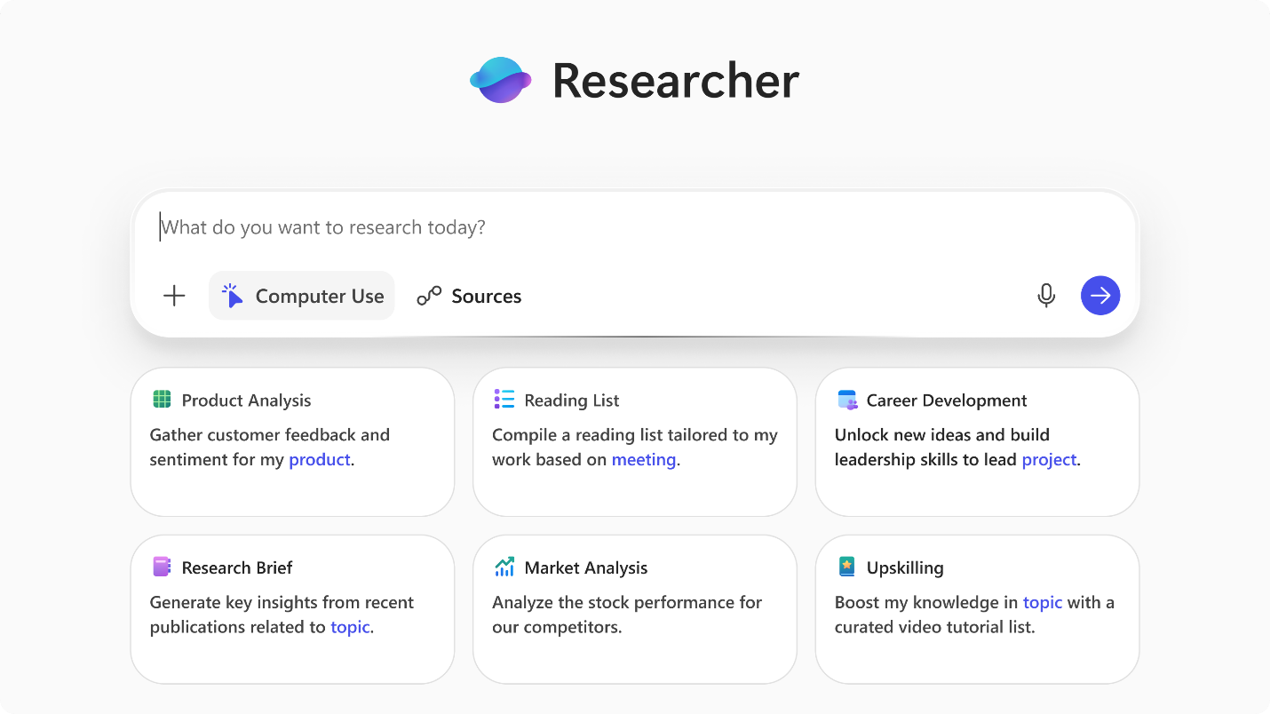 Screenshot of Researcher with Computer Use.