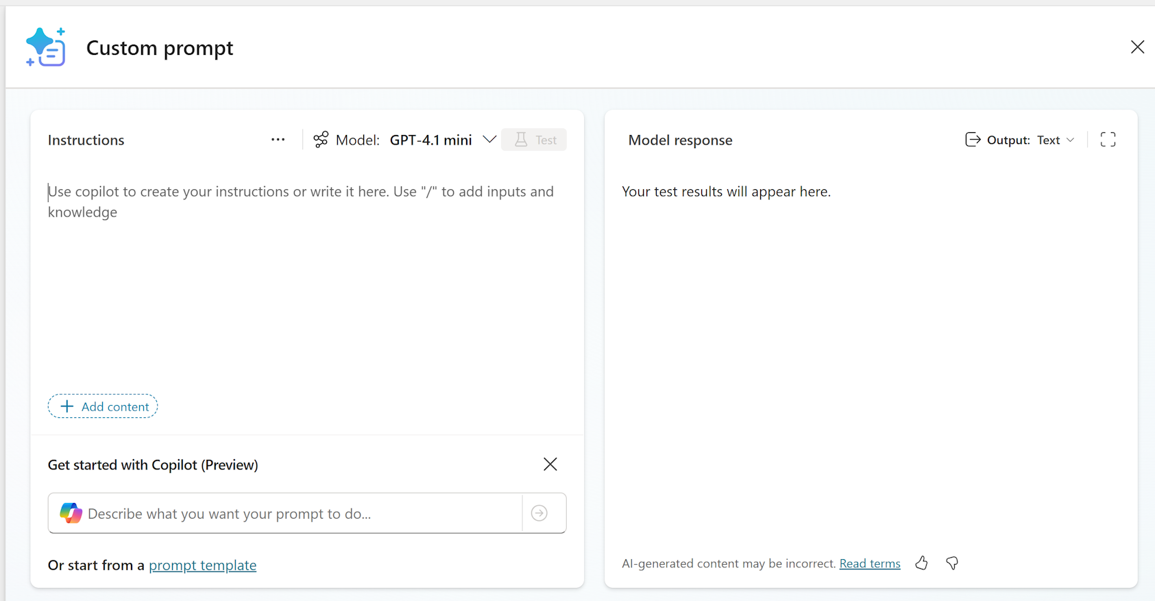Screenshot of a sample screen when you sign in.