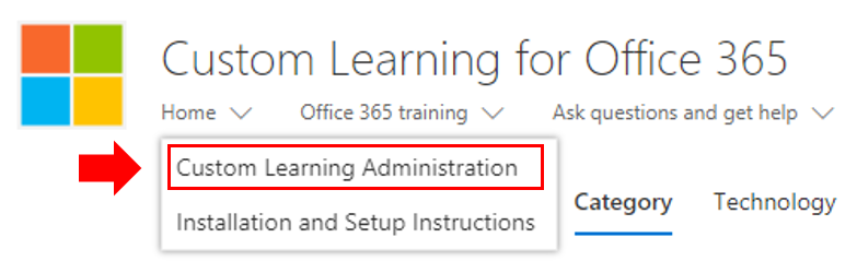 Custom admin page