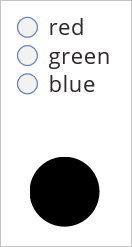 Di chuyển vòng tròn bên dưới tùy chọn điều khiển Radio