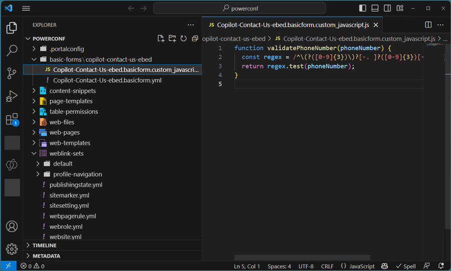Trình khám phá Visual Studio Code.