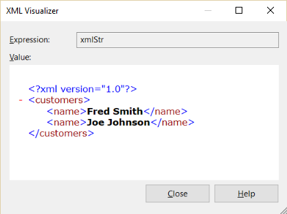 String Visualizer (Text, XML, HTML, JSON) - Visual Studio (Windows) |  Microsoft Learn