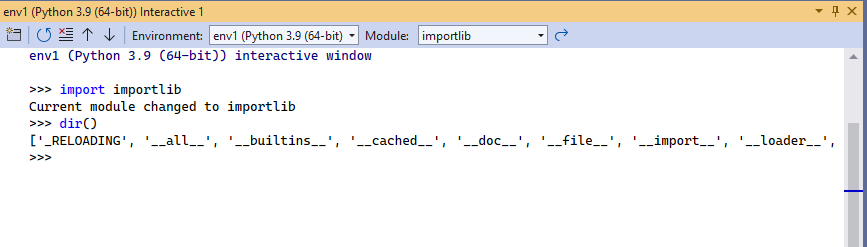 Use the Python Interactive Window (REPL) - Visual Studio (Windows ...