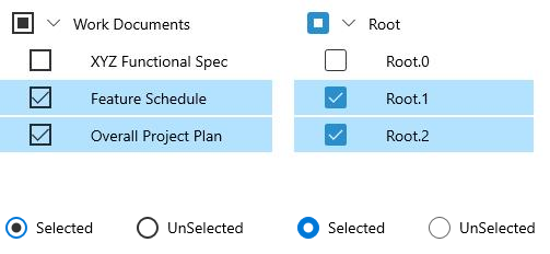 Screenshot showing the updated style of the Check Box and Radio Button controls