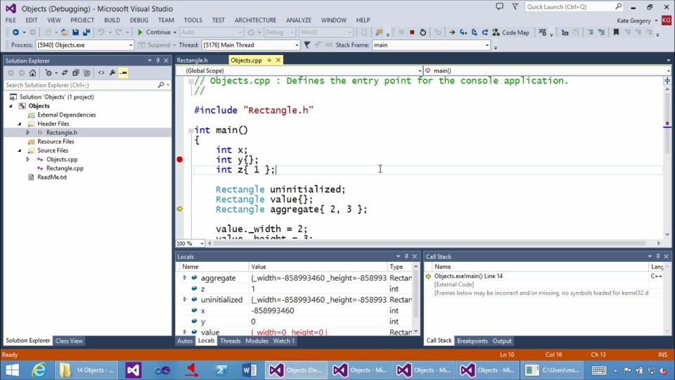 C++ Lenguaje y biblioteca De uso general: (03) El modelo de objetos de C++  | Microsoft Learn