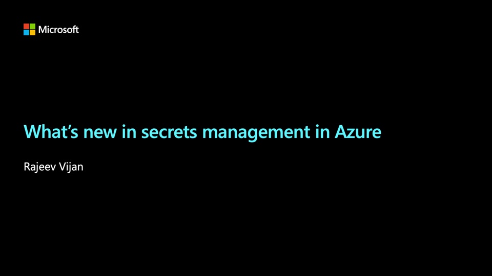 What’s new in secrets management in Azure - Events