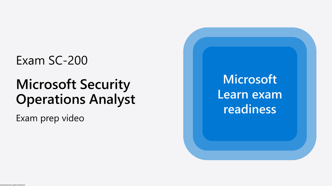 Exam SC-200: Microsoft Security Operations Analyst - Certifications