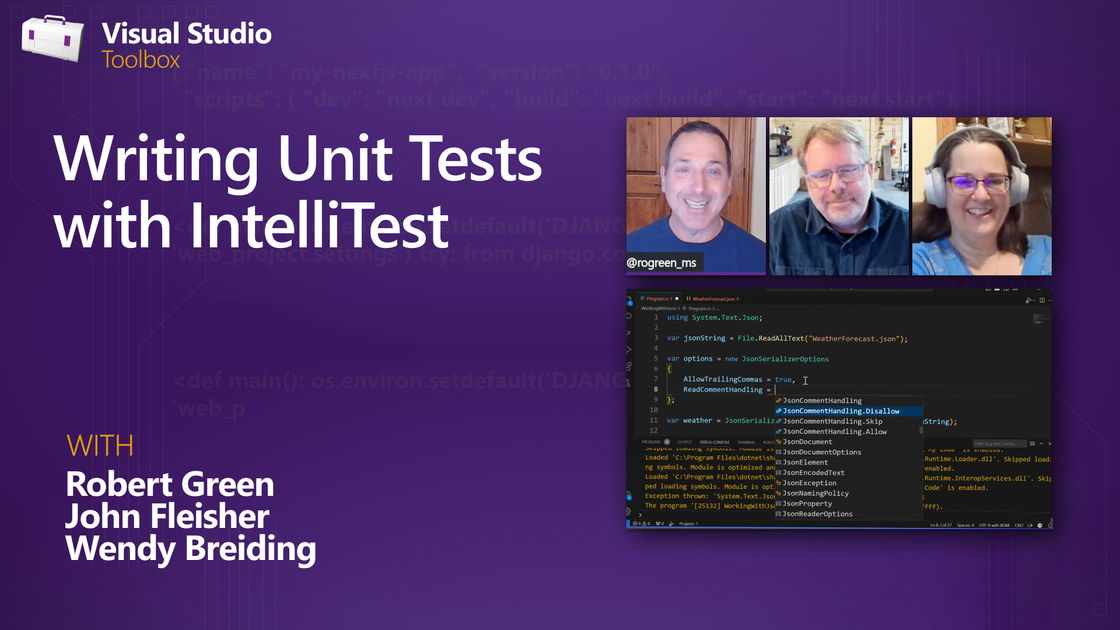 Visual Studio Toolbox: IntelliTest erleichtert das Schreiben von Unit Tests