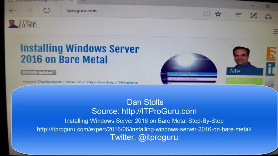 How To Install Windows Server 2016 on Bare metal | Microsoft Learn