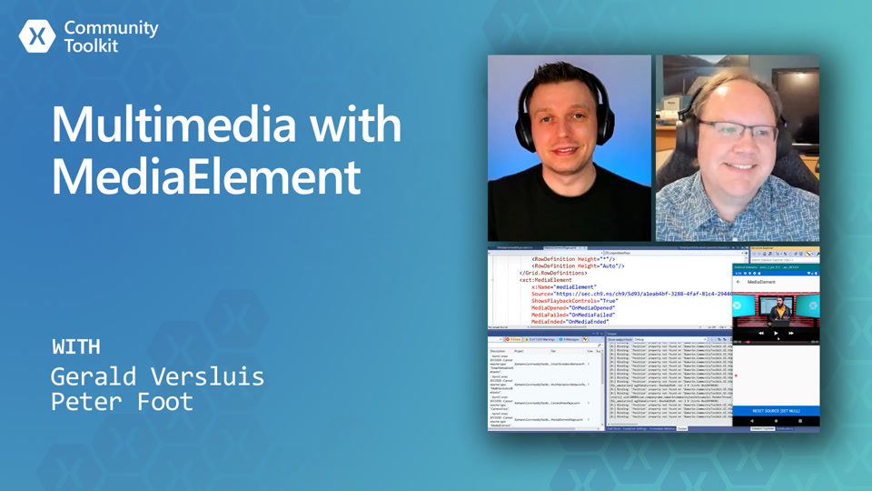Multimedia with MediaElement (Xamarin Community Toolkit) | Microsoft Learn