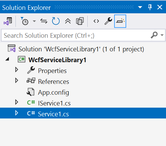 wcf3 The Service1 file