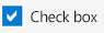 Pressed check box in the Light theme Pressed check box in the Light theme