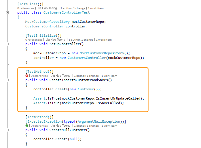 CodeLensUnitTestDefinition CodeLens - Go to unit test definition
