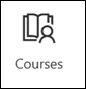 Screenshot of the Courses icon