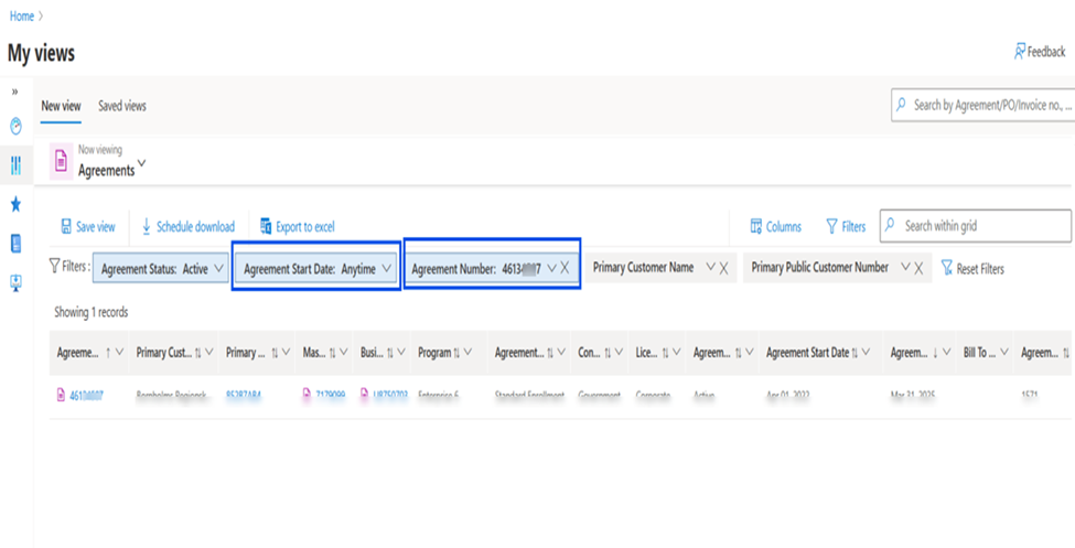 Anytime selected date filter.