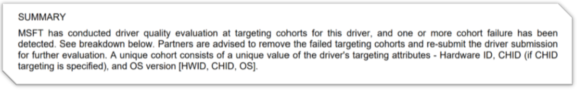 Screenshot of the Summary and Instructions section.