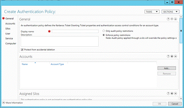 Authentication Policies