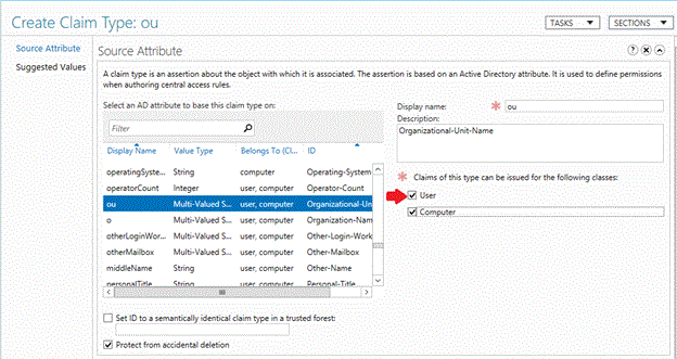 Screenshot showing how to restrict User sign-on to the device by checking the select User check box.