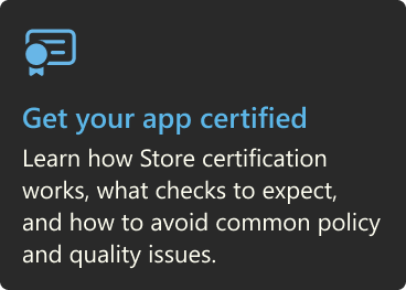 App certification icon